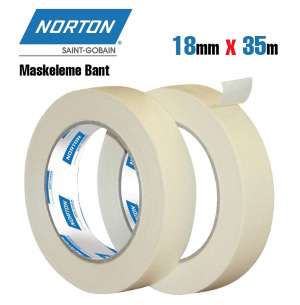 Norton Maskeleme Bant 18mm x 35m Beyaz