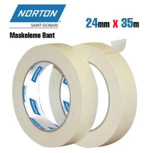 Norton Maskeleme Bant 24mm x 35m Beyaz	